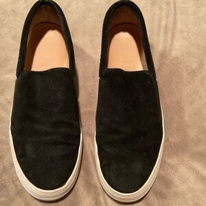 Vince Camuto Leather Slip On Shoes